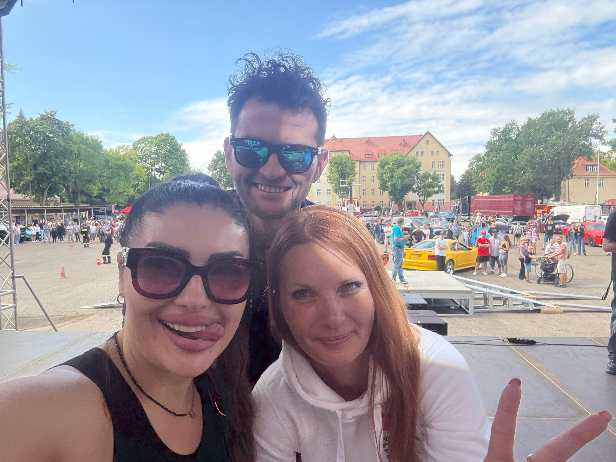 Podczas zlotu samochodów amerykańskich