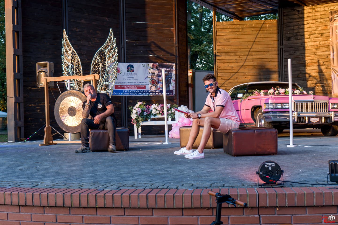 Wywiad z Kubą Bielakiem w Amfiteatrze podczas P.A.Cars Festiwal w Pleszewie